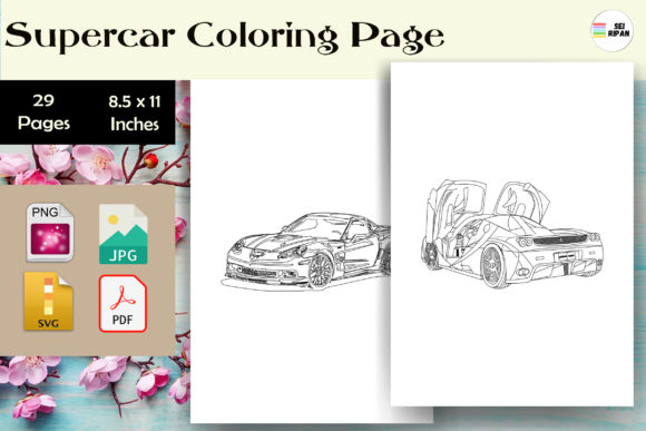 Accelerating KDP Revenue: Strategic Insights on the Supercar Coloring Page Asset Pack