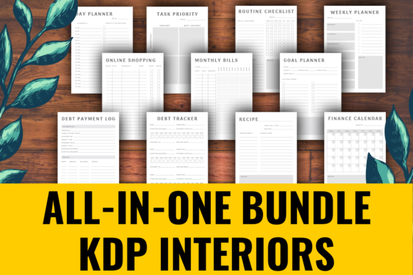 All-in-One KDP Interiors Bundle: A Complete Resource for Low-Content Publishing