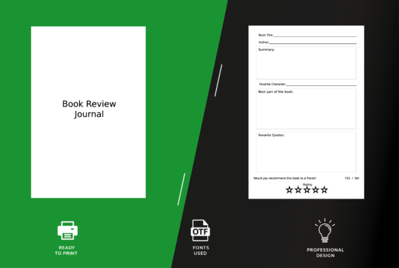 Book Review Reading Log for KDP: A Complete Interior Solution for Publishers and Readers