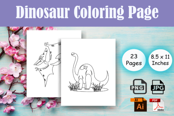 Dinosaur Coloring Pages 2 for Kids - KDP: A Strategic Asset for Publishers