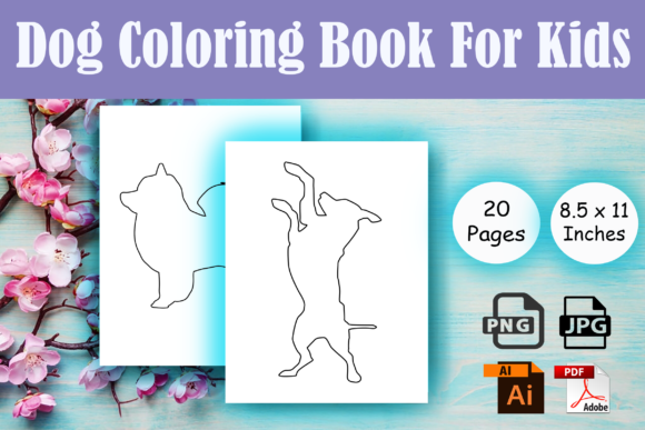 Dog Coloring Book for Kids - KDP Assets
