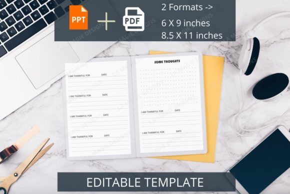 Editable Gratitude Journal KDP Interior: A Practical Resource for Low Content Publishers