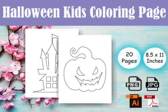 Evaluating Halloween Kids Coloring Page-KDP Vol-2 for Low Content Publishing