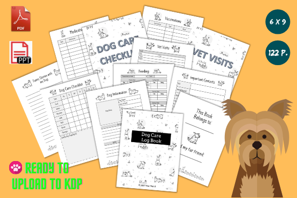 Evaluating the Dog Care Log Book KDP Editable Template