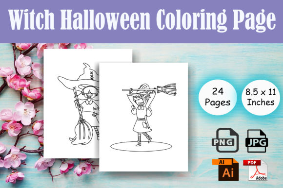 Evaluating Witch Halloween Coloring Page Assets for KDP: Format, Flexibility, and Fit