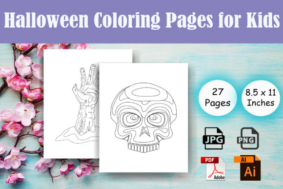 Halloween Coloring Pages for Kids: KDP Asset Guide