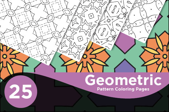 Pattern Coloring Pages for KDP Interior Design