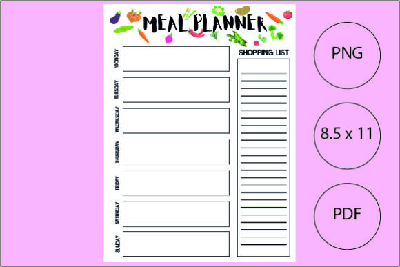 Weekly Meal Planner Print Template: A Practical Guide to Dietary Organization